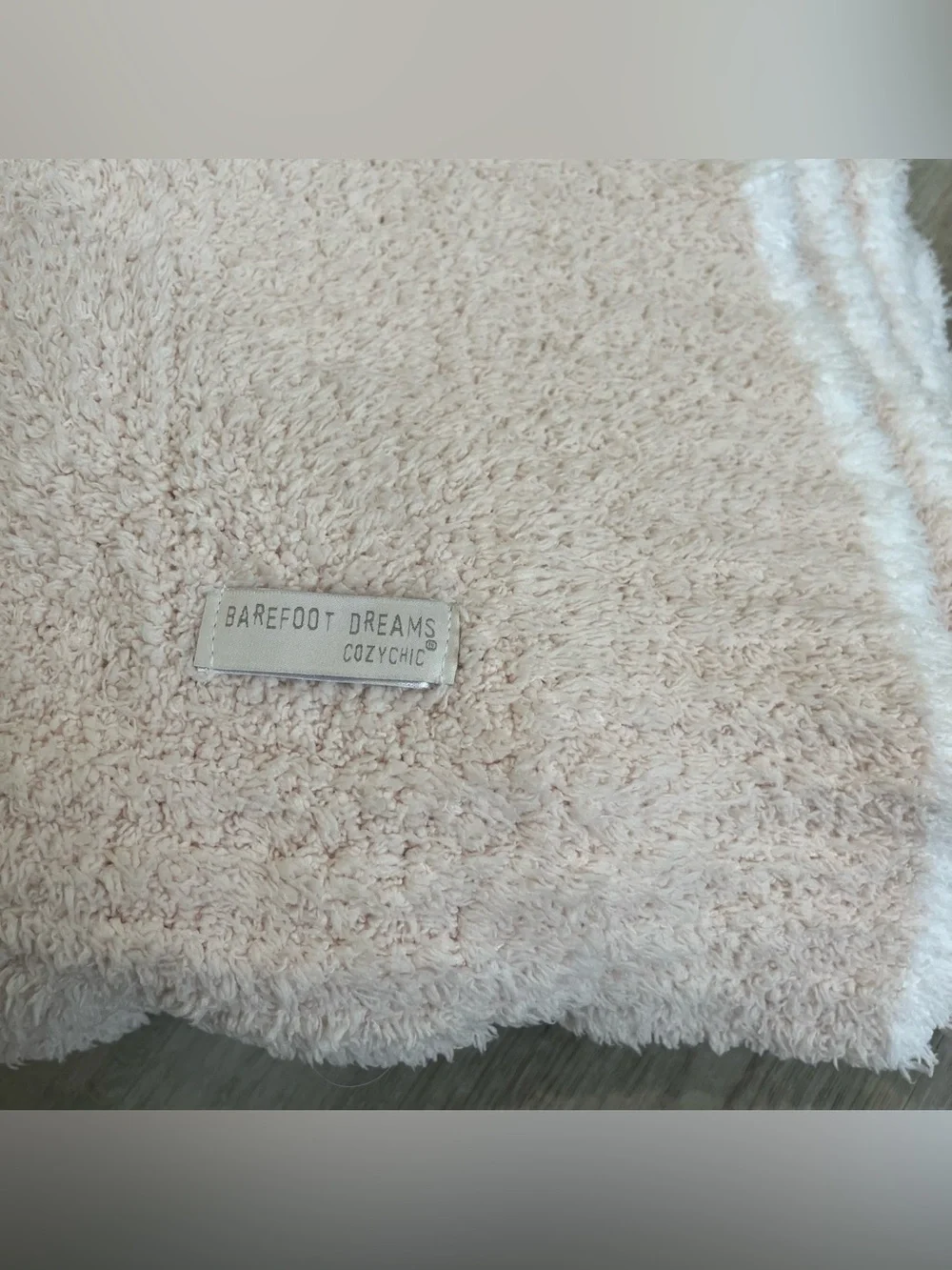 Barefoot Dreams CozyChic Knit Throw Blanket Light Pink Style 520 Soft Luxury